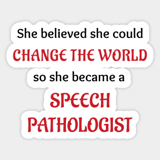 Speech Pathologist Sticker